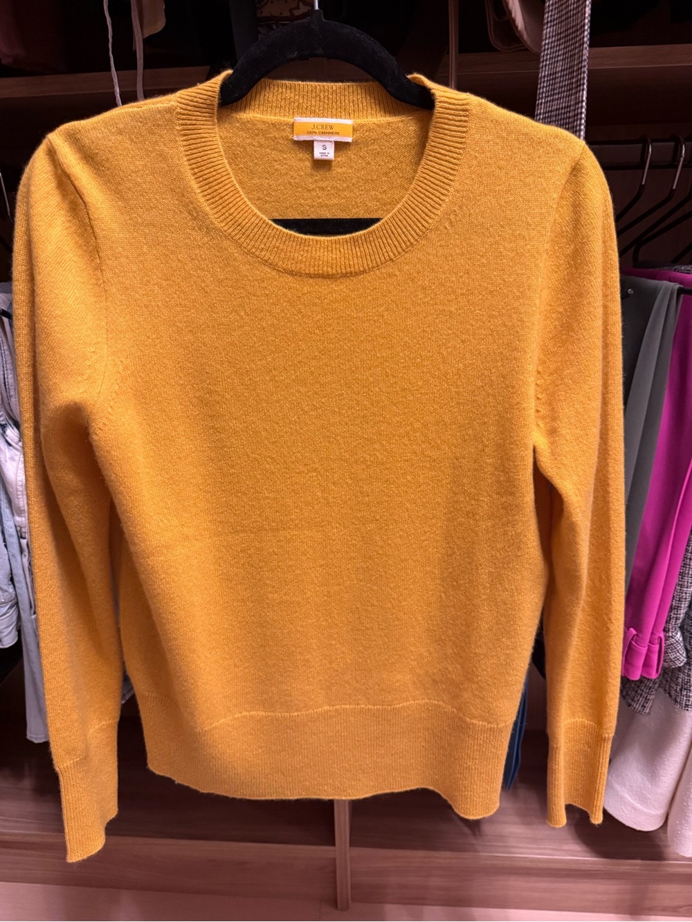 J.Crew Cashmere Classic-fit Crewneck Sweater. Size S.